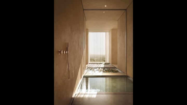 Master bathroom · bathtub